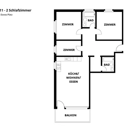 Grosszuegige 3 Schlafzimmer In Bergblick Zentral